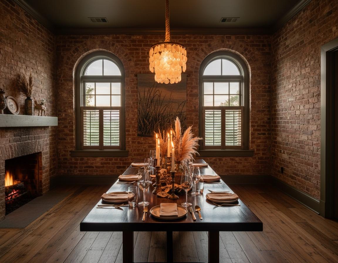 An intimate private dining room