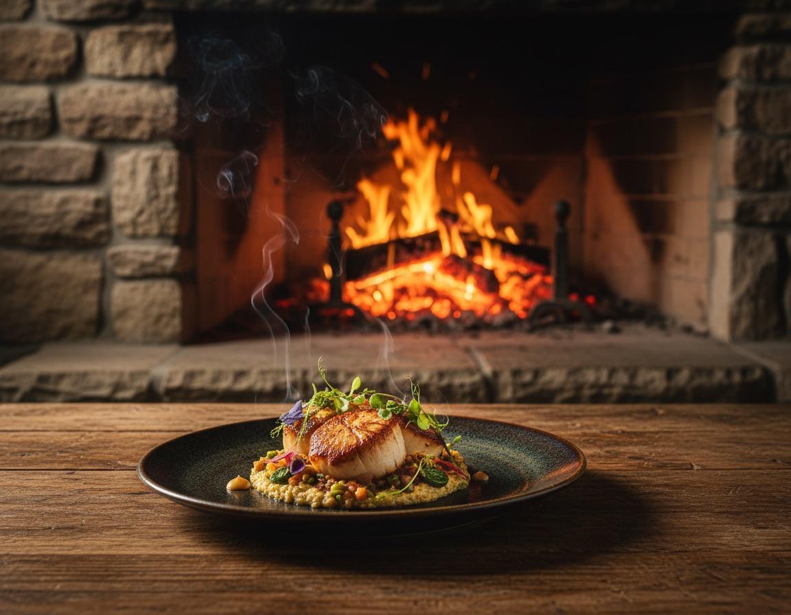A seasonal plate at Marsh and Ember