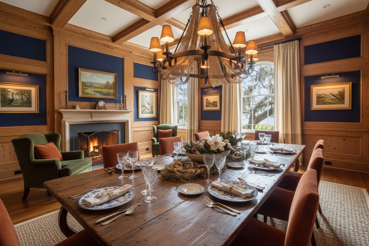 The private dining room interior