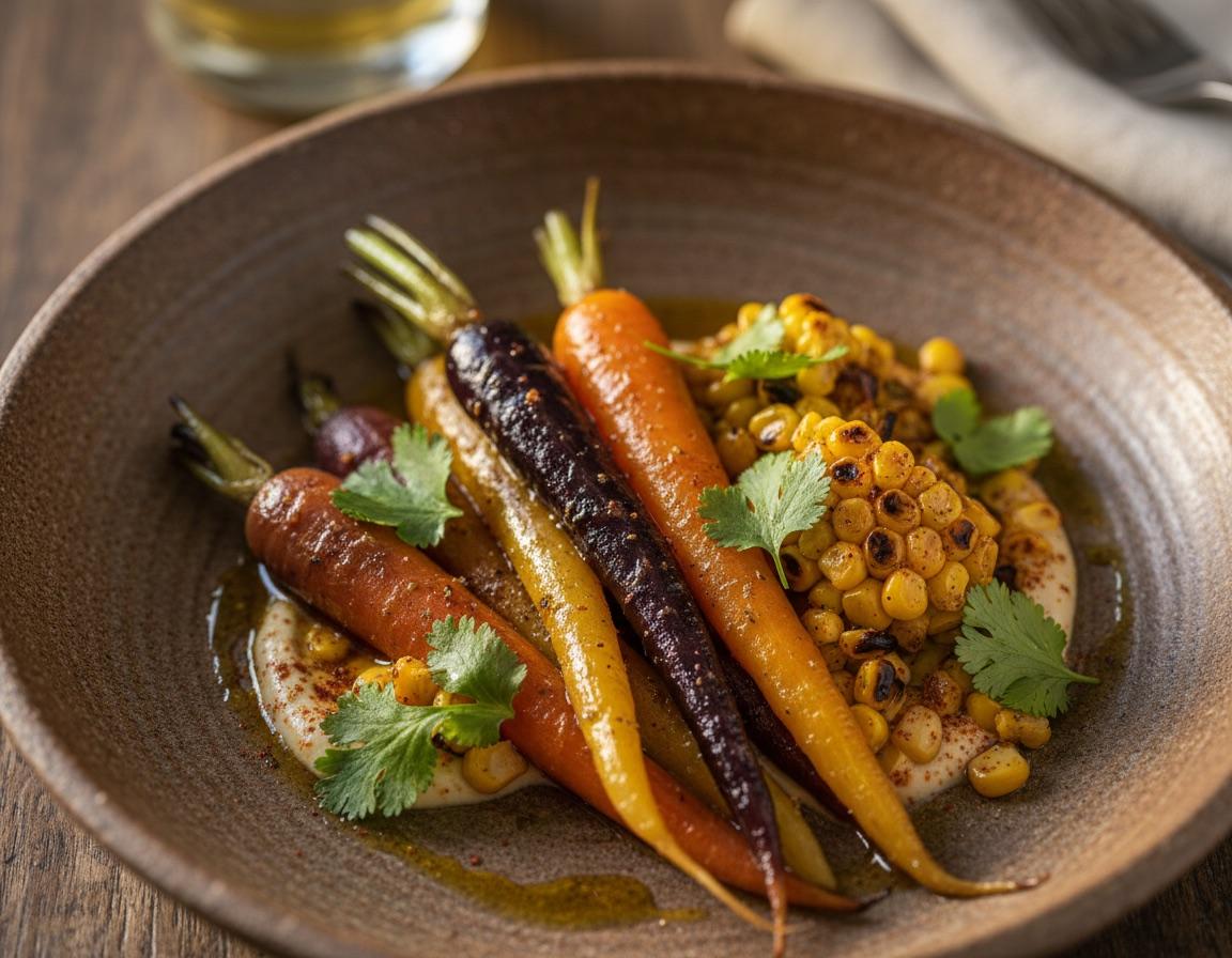 A plated dish shaped by the hearth