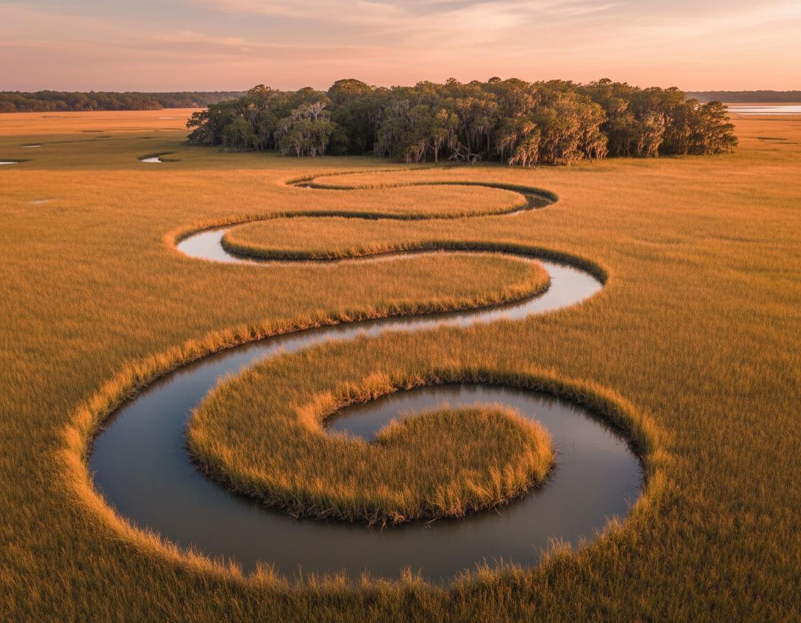 The Lowcountry landscape surrounding Charleston