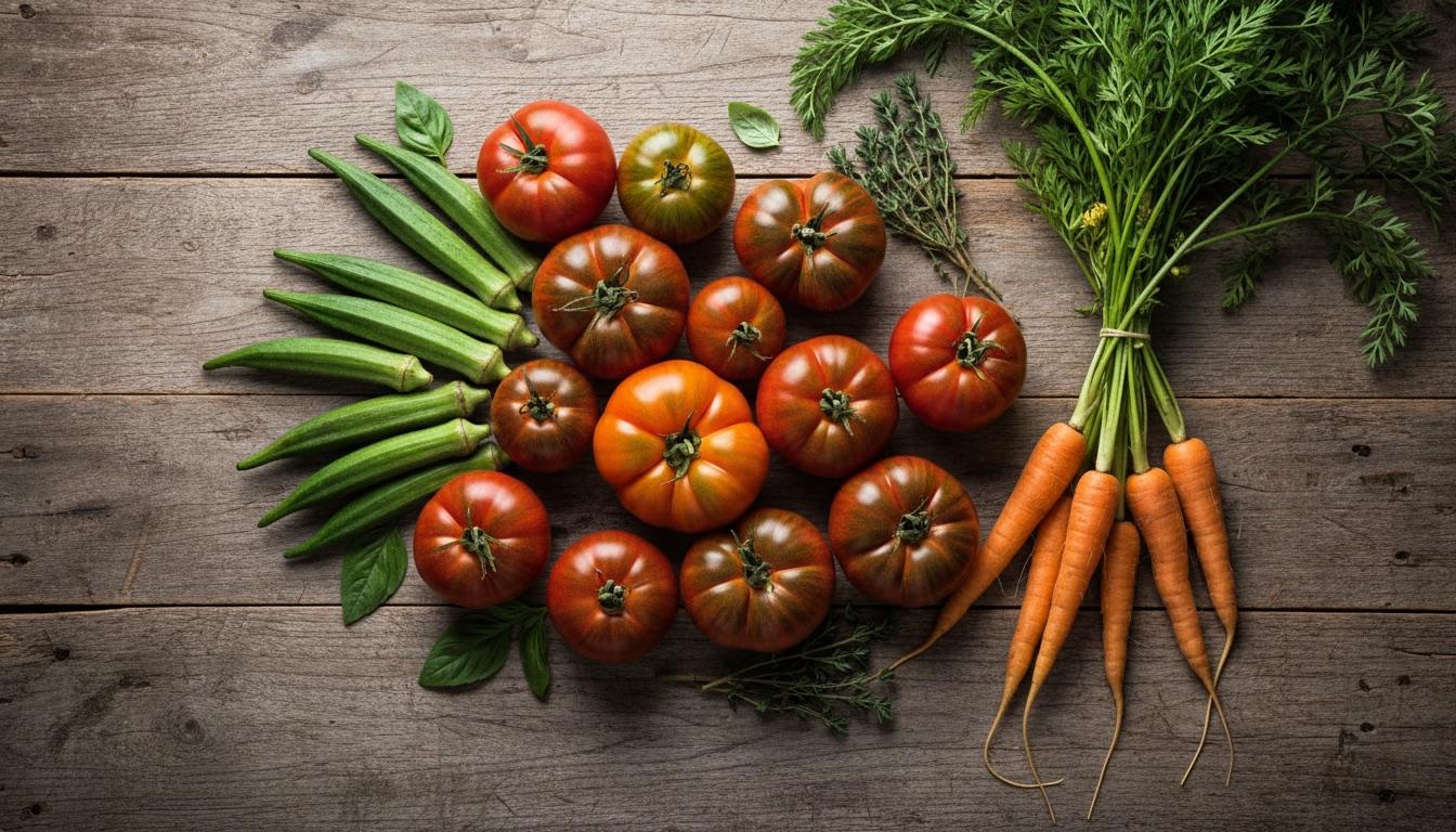 Seasonal vegetables from Lowcountry farms